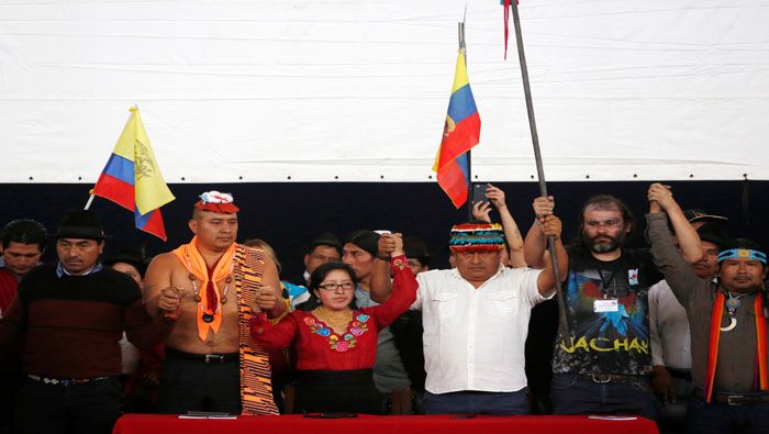 Tras el anuncio realizado por el presidente Moreno el domingo, sectores de la población salieron a festejar la próxima derogación del decreto.