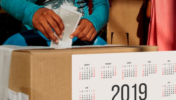 Unas 107.305 mesas serán instaladas en 11.590 puestos de votación distribuidas en todo Colombia..