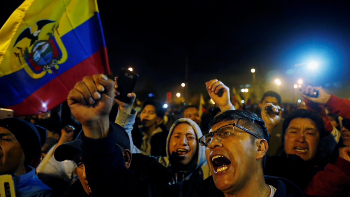 Tras el fin de las protestas, el Gobierno de Ecuador ha detenido a líderes políticos de la oposición.