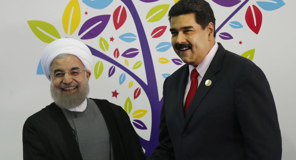 Este encuentro entre Maduro (d) y Rohaní (i) se desarrolló como antesala a la XVIII Cumbre de jefes de Estado y de Gobierno.
