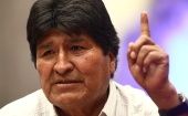 Evo Morales pide a militares evitar disparar al pueblo de Bolivia.