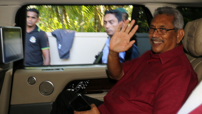 Presidente electo de Sri Lanka, Gotabaya Rajapaksa, prometió reactivar la economía.