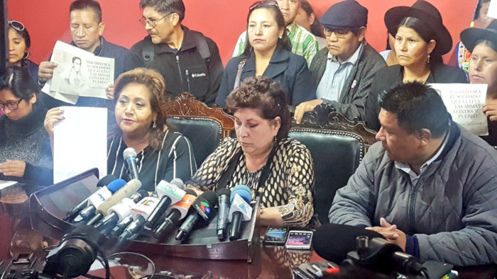 La legisladora Sonia Brito presenta las causas para presentar recurso de anticonstitucionalidad.