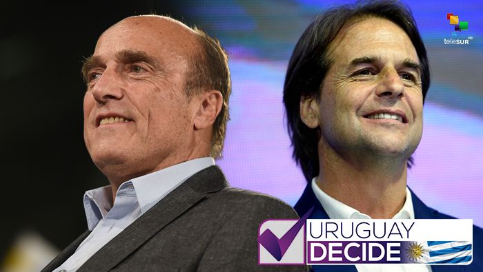 Los uruguayos eligen nuevo presidente para el periodo 2020 - 2025.
