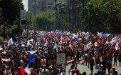 Los chilenos reiteran a Piñera que el camino viable para solucionar la crisis en el país es conformación de una asamblea constituyente por el pueblo