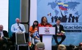 La vicepresidenta del PSUV, Tania Díaz, afirmó que, ante la agresión del capitalismo es necesario "pensar la comunicación de manera distinta”.