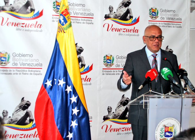 Jorge Rodríguez se refirió a las acciones de la oposición venezolana como una 
