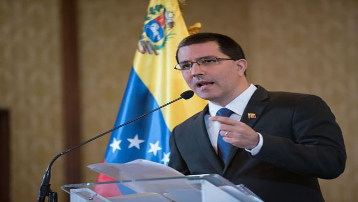 El ministro reiteró que la medida en vez de ayuda, busca expoliar los recursos de Venezuela, 