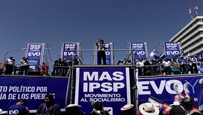 El candidato del MAS aún no ha sido anunciado, mientras que su líder Evo Morales ha reiterado el llamado a unirse para derrotar al Gobierno de facto.