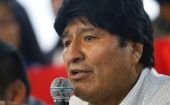 "La Revolución Democrática y Cultural del Estado Plurinacional de Bolivia seguirá adelante, con los hermanos Luis y David". afirmó Morales.