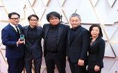 El director Bong Joon-ho y los miembros del elenco y el equipo de "Parásitos" marcaron historia en los premios Óscar