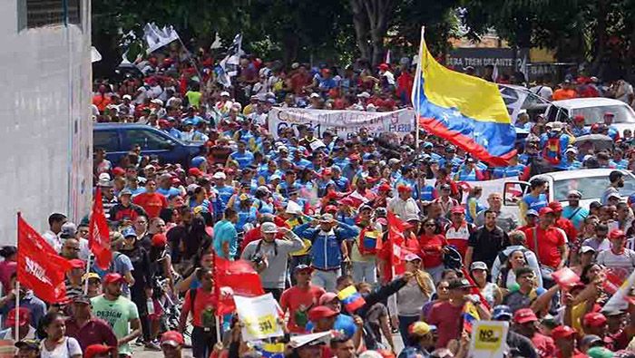 Los venezolanos han rechazado las sanciones impuestas por EE.UU. contra el puebloy el presidente Nicolás Maduro.