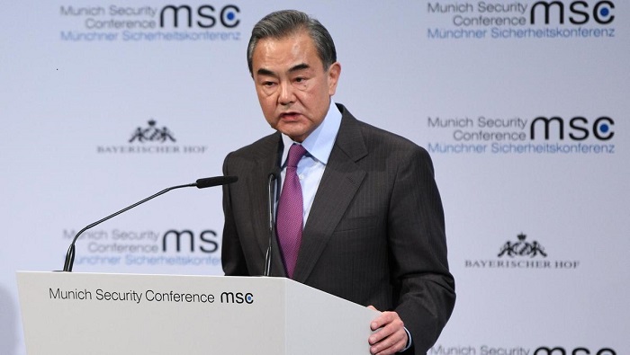 El canciller chino participa en la 56 Conferencia de Seguridad de Múnich, que se celebra desde el 14 hasta el 16 de febrero.