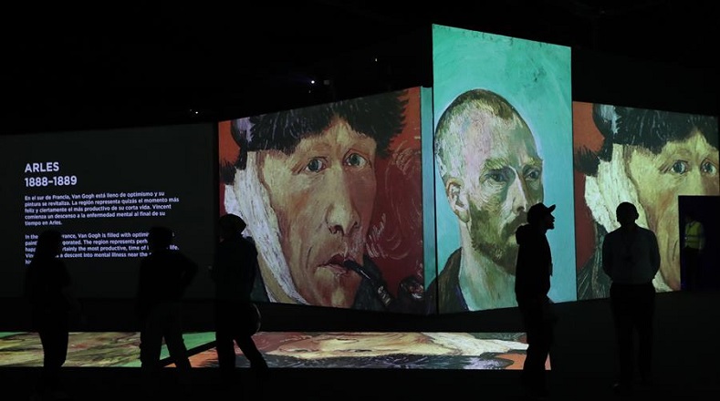 Van Gogh Alive transporta al público a los pensamientos, estados anímicos y experiencias del pintor a través de la estimulación de los sentidos.