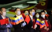 El canciller venezolano agradeció la ayuda médica al embajador de China en Caracas, Li Baorong.