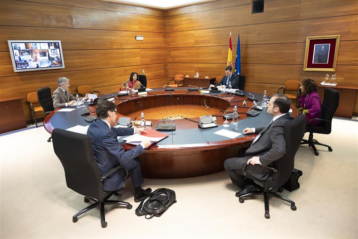 El Consejo de Ministros de España se reunió para valorar la entrada en vigor de nuevas medidas en medio de la pandemia por coronavirus
