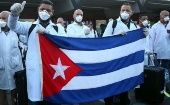 La brigada médica cubana está enfrentando al Covid-19 prestando atención a pacientes contagiados en Surinam.
