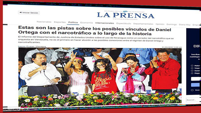 La portada de La Prensa el 1o de abril, 2020. Es parte de la guerra mediática para crear la base ideológica de la opinión pública para invadir a Venezuela.