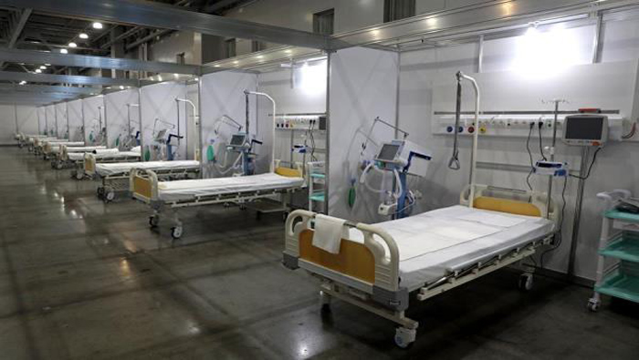 El presidente ruso, Vladimir Putin, oriento al Ministerio de Defensa para construir un hospital con 200 camas para atender a pacientes afectados con la Covid-19.