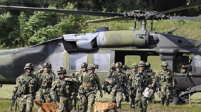 Las tropas de EE.UU. en Colombia supuestamente apoyarán la lucha contra el narcotráfico.