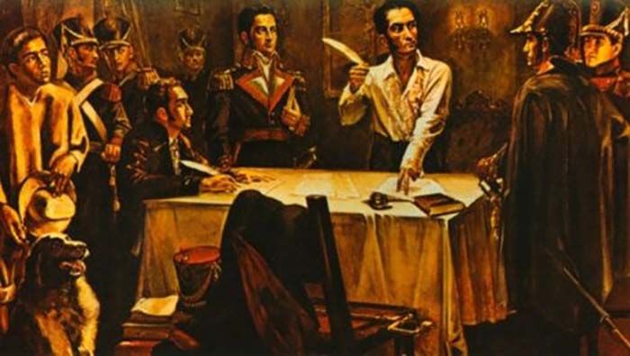 Mediante este decreto, Simón Bolívar solicita a sus compatriotas a dar una respuesta clara a los crímenes cometidos por los españoles.