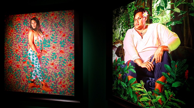 El pintor estadounidense Kehinde Wiley (nacido en 1977) presenta una exposición de sus obras sobre el tema “Pintor de lo Épico” en el museo La Malmaison de Cannes en Francia.