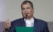 El exmandatario, Rafael Correa, calificó de fraude electoral la decisión del CNE en Ecuador. 