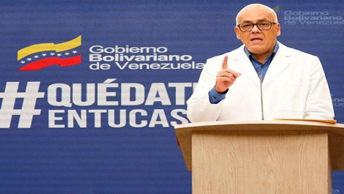 El ministro alertó la situación de Caracas, donde 21 de sus 22 parroquias registran casos confirmados.