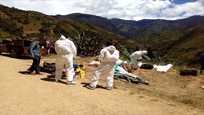 Dos de las seis personas asesinadas en el municipio El Tambo aparecen en los reportes del Gobierno como víctimas de desplazamiento forzado.