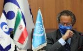 Como parte de su agenda, el titular de la AIEA, Rafael Grossi, se reunió con el canciller iraní, Javad Zarif, y tiene previsto un encuentro con el presidente, Hassán Rouhaní.