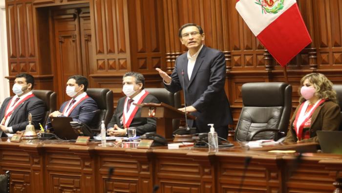 En su intervención, Vizcarra instó a la unidad entre los peruanos y a apartar cualquier diferencia que exista para continuar trabajando en temas importantes.