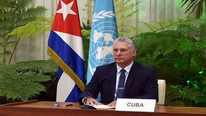 El mandatario cubano denunció que las nuevas sanciones “violan los derechos