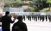 El presidente venezolano Nicolás Maduro constató el alto nivel de apresto operacional de las fuerzas armadas.