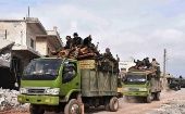 La intención de los terroristas es montar un falso ataque para luego responsabilizar al Ejército Árabe Sirio, al Gobierno de ese país y a Rusia de "lanzar artillería y ataques aéreos".