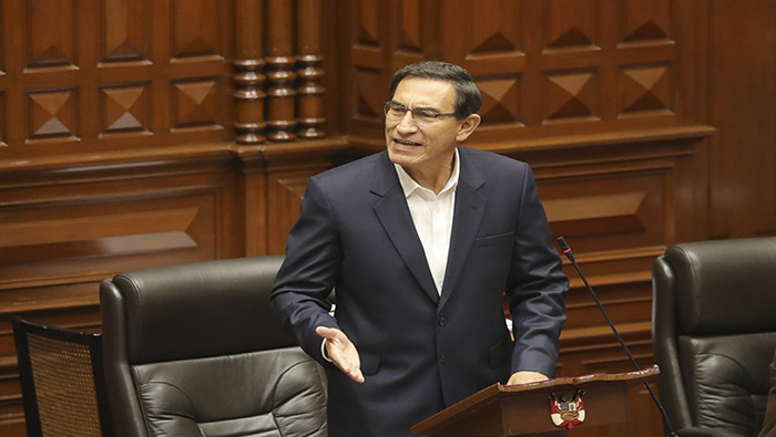 El pasado 3 de noviembre el parlamento peruano aprobó con 60 votos el juicio de destitución del presidente Martín Vizcarra.