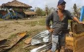 Debido a las lluvias, en comunidades guatemaltecas ocurrieron aludes que enterraron caseríos completos debido a la precariedad de las viviendas. 