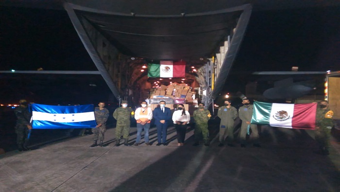 La acción se suma a las distintas muestras de apoyo y solidaridad de México con el pueblo de Honduras.
