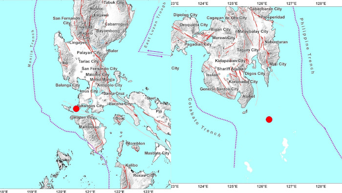 El segundo temblor de este viernes tuvo su epicentro al este de Sarangani, Davao Occidental.
