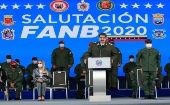 Durante el  acto, el jefe de Gobierno venezolano llamó a mantenerse alerta con el coronavirus.