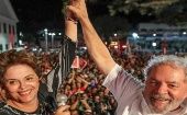 Lula se solidarizó con Dilma, a quien llamó "una mujer con el coraje que nunca conocerá Bolsonaro, un hombre inútil".