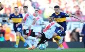 A falta de dos jornadas, Boca Juniors y River Plate lideran el Grupo A de la Fase Campeonato con siete puntos.