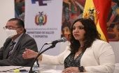 La viceministra de Promoción y Vigilancia Epidemiológica de Bolivia, María Reneé Castro, también informó que el país está realizando más pruebas diagnósticas de Covid-19. 