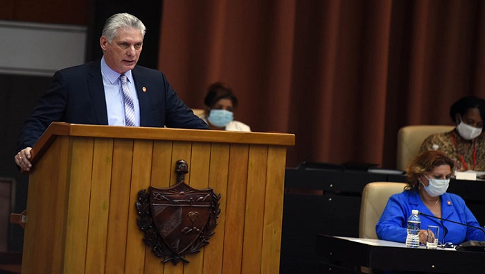 El presidente cubano Miguel Díaz-Canel también condenó las expresiones supremacistas de quienes trataron de impedir por la fuerza la certificación de Joe Biden como presidente de EE.UU.