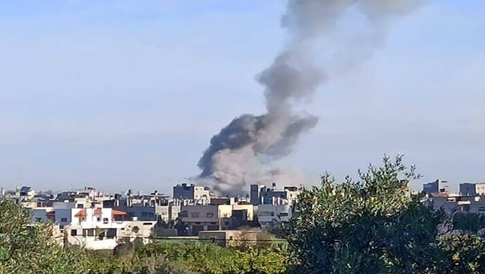 De acuerdo a la versión de medios palestinos, se desconoce la causa de la explosión en un edificio en el norte de gaza.
