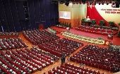 El XIII Congreso del PCV tiene lugar en el Centro de Convenciones de Hanoi, la capital.