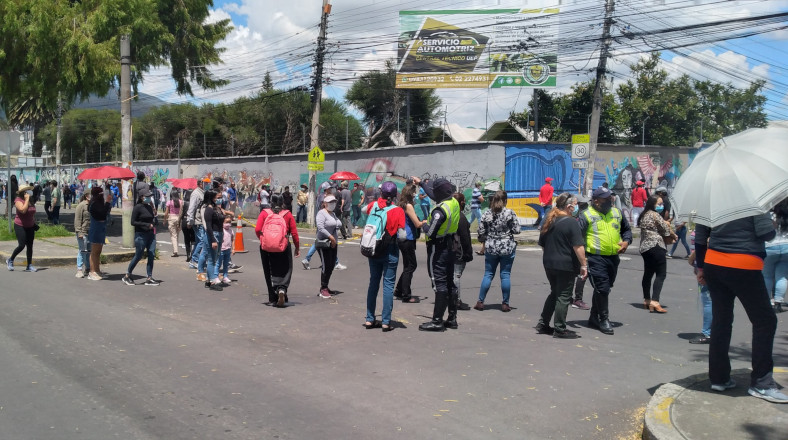 La Red de Observadores Electorales indicó que más allá de los protocolos necesarios, preocupa la lentitud con la que se vota en algunos barrios de Ecuador.