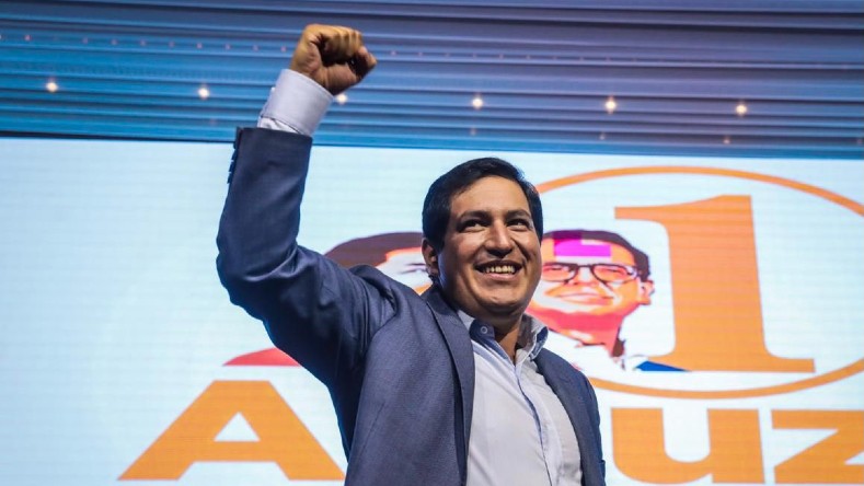 Andrés Arauz resultó el candidato más votado en las elecciones del pasado 7 de febrero y en segunda vuelta se enfrentará con Guillero Lasso.