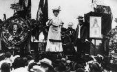 Rosa Luxemburgo fue fundadora, junto con Karl Liebknecht, del Partido Comunista Alemán en 1918.