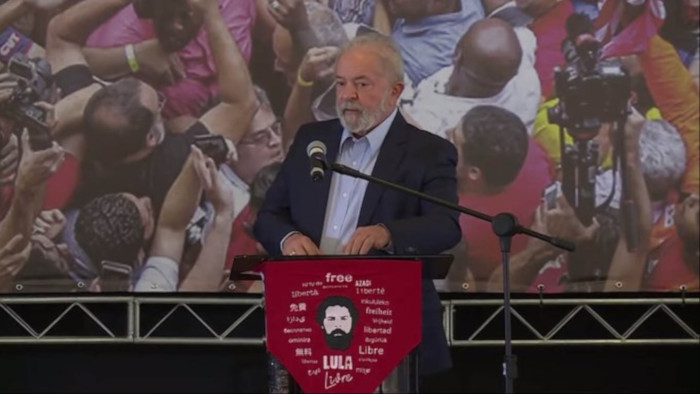 Lula agradeció el apoyo del pueblo brasileño y de la solidaridad internacional en el triunfo de la verdad y la justicia.