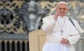 "Hace diez años comenzó el sanguinario conflicto en Siria", dijo el Papa Francisco.